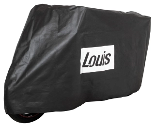 Plachta na motorku (interiérová) do garáže Louis EVO, uni 225 cm černá