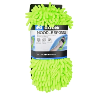 mycí houba NOODLE SPONGE, OXFORD (mikrovlákno, zelená fluo)