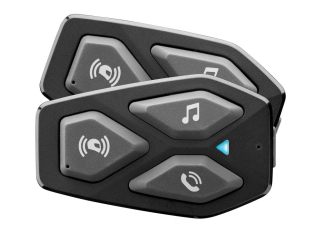 Interphone U-COM3, Bluetooth interkom do helmy na motorku, TWIN PACK