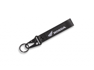 Textilní přívěsek na klíče "klíčenka" s karabinou HONDA