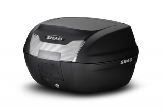 Vrchní kufr na motorku SHAD SH40, 40L (s plotnou)