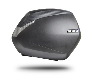 Boční kufry na motorku SHAD SH36 D0B36200 karbon (pár) se zámkem PREMIUM