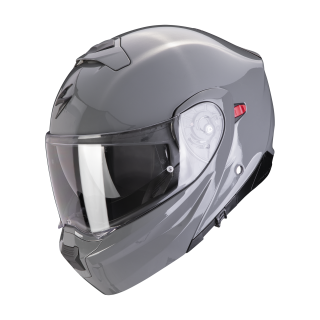 Výklopná helma na motorku SCORPION EXO-930 EVO solid cementově šedá, lesklá