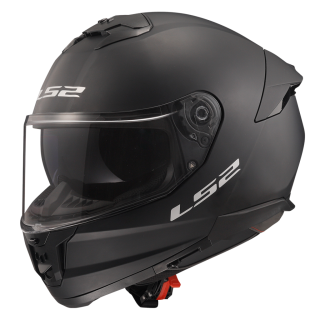 LS2 FF808 STREAM II MATT BLACK, integrální helma na motorku se sluneční clonou