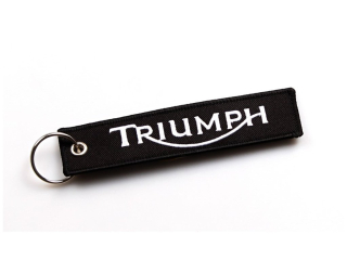 Textilní přívěsek na klíče "klíčenka" TRIUMPH, 13x3 cm
