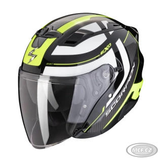 Helma na motorku Scorpion Exo-230 PUL černo/fluo žlutá