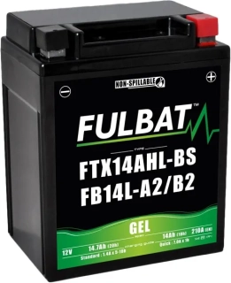 Akumulátor YB14L-A2 GEL (FB14L-A2) Fulbat 12V 14Ah 135x90x167 mm (FTX14AHL-BS)