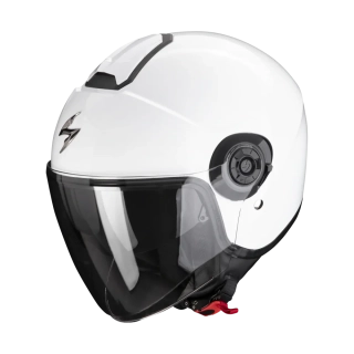 Helma na motorku Scorpion Exo-City II Solid bílá lesklá