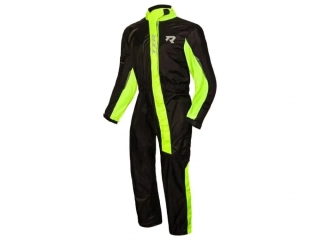 Kombinéza do deště na motorku TXR černo-fluo žlutá 1-dílná (nepromok na motorku)
