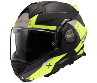 LS2 FF901 ADVANT X OBLIVION Matt Black H-V, překlápěcí helma na motorku