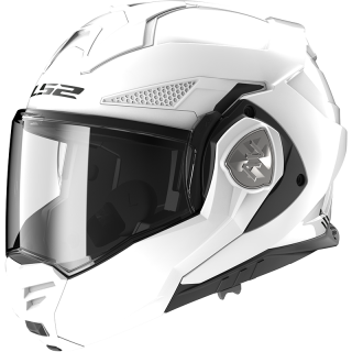 LS2 FF901 ADVANT X SOLID WHITE, překlápěcí helma na motorku