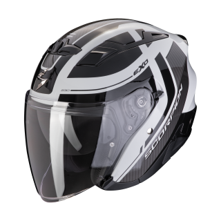 Helma na motorku Scorpion Exo-230 PUL šedo/černá