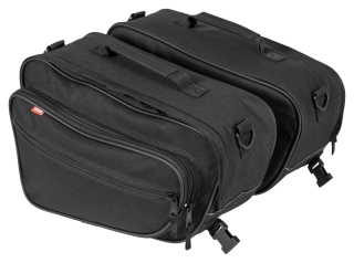 Sedlové brašny na motorku Louis 2x15l textilní, pár