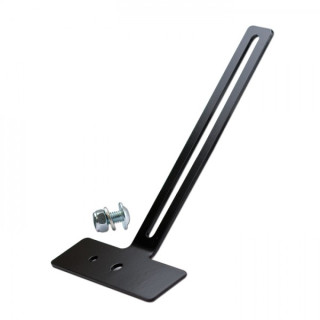 Držák odrazky pod SPZ moto zahnutý, 160 mm
